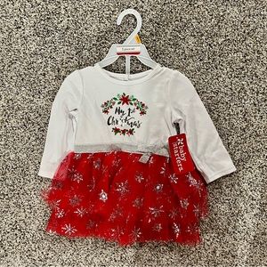 My 1st Christmas Tulle Dress and Bloomers Set NWT